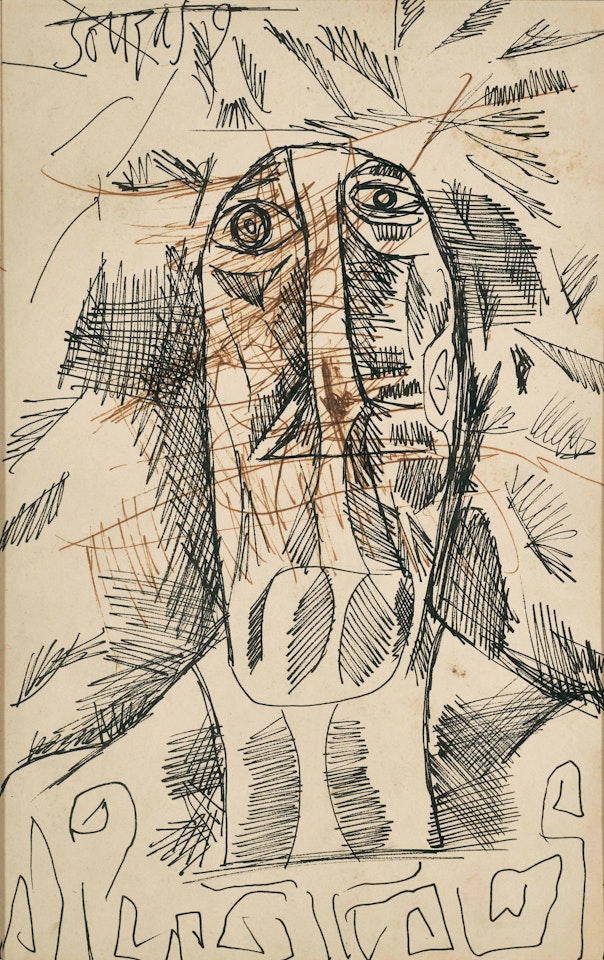 TWO DRAWINGS by Francis Newton Souza