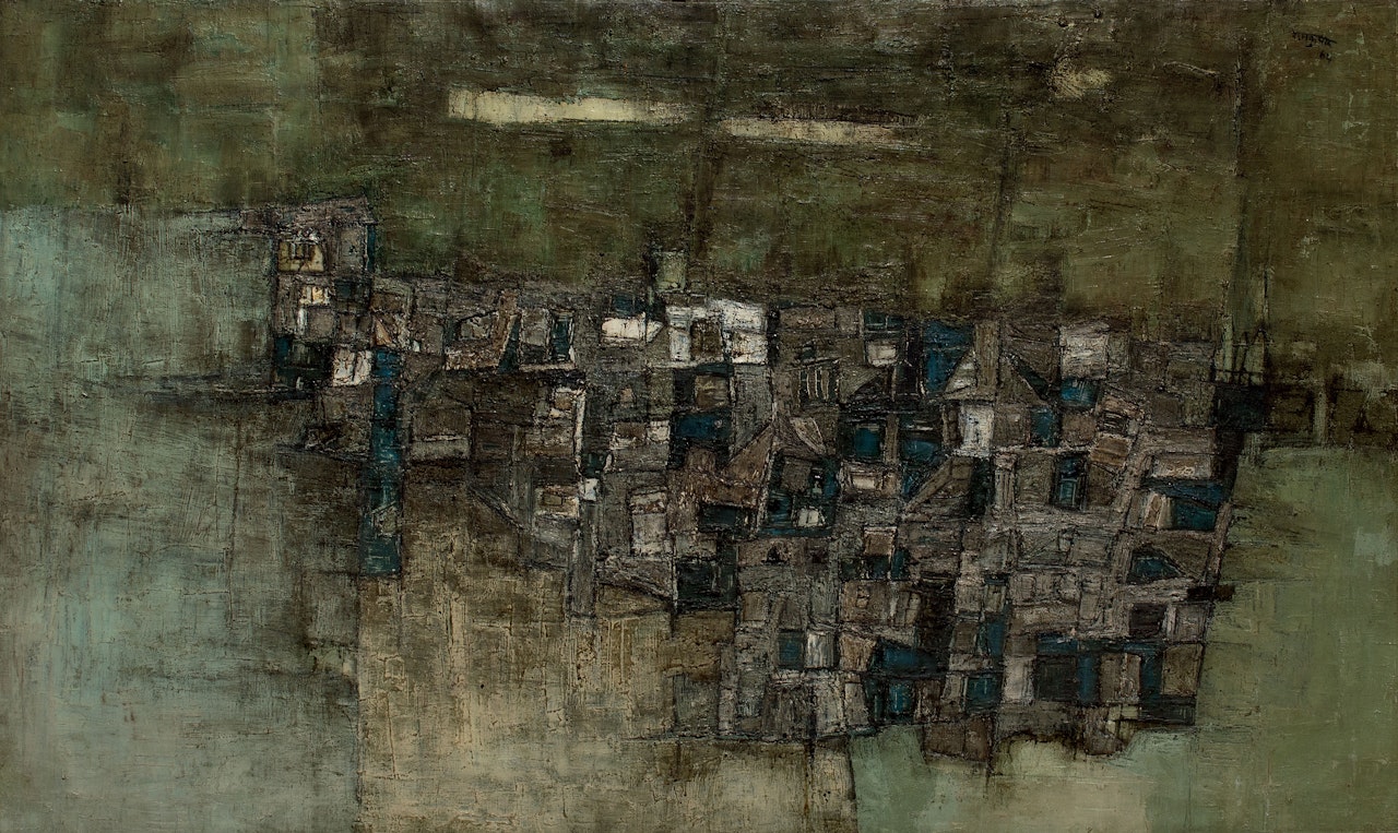 BENARAS PROPERTY OF CELIA LOBO by Ram Kumar