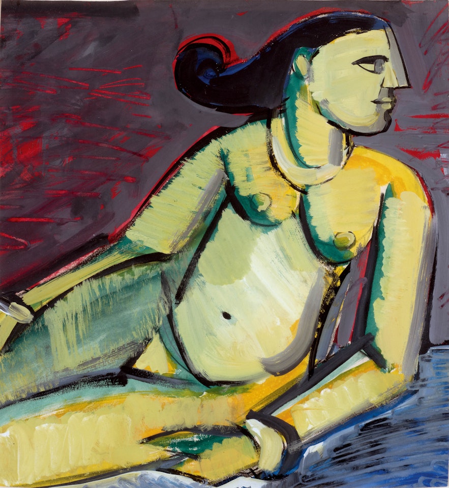 Seated Nude by Francis Newton Souza