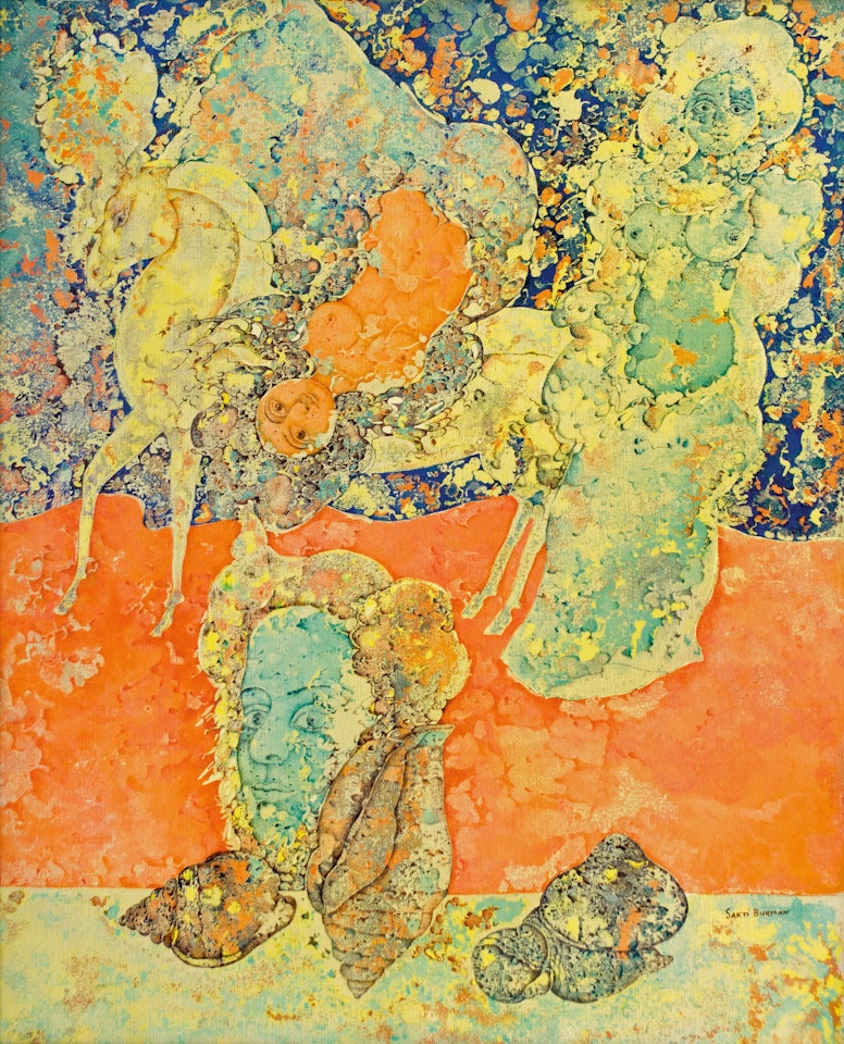 Autoportrait Aux Coquillages by Sakti Burman