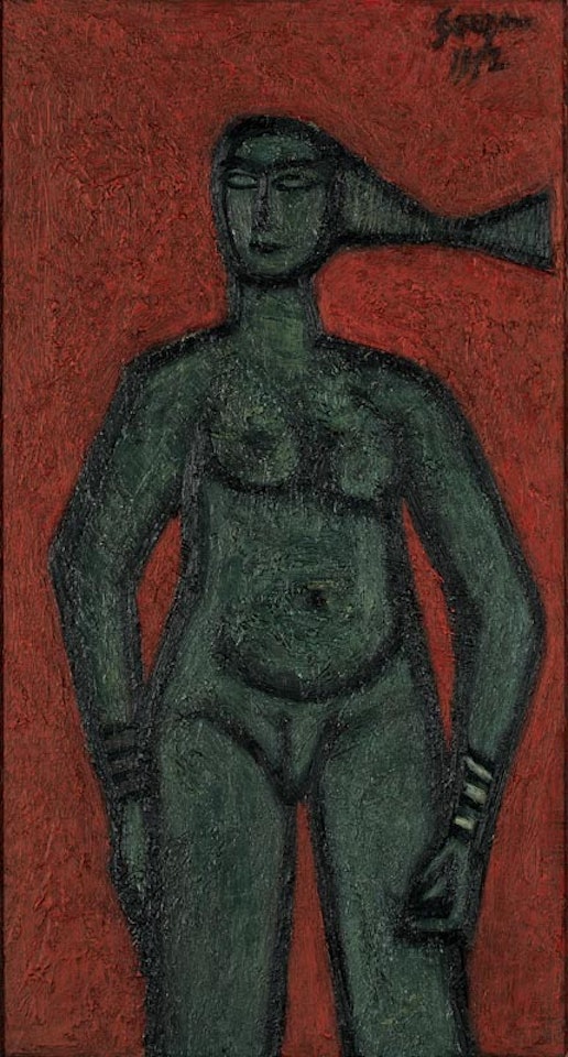 STANDING NUDE by Francis Newton Souza