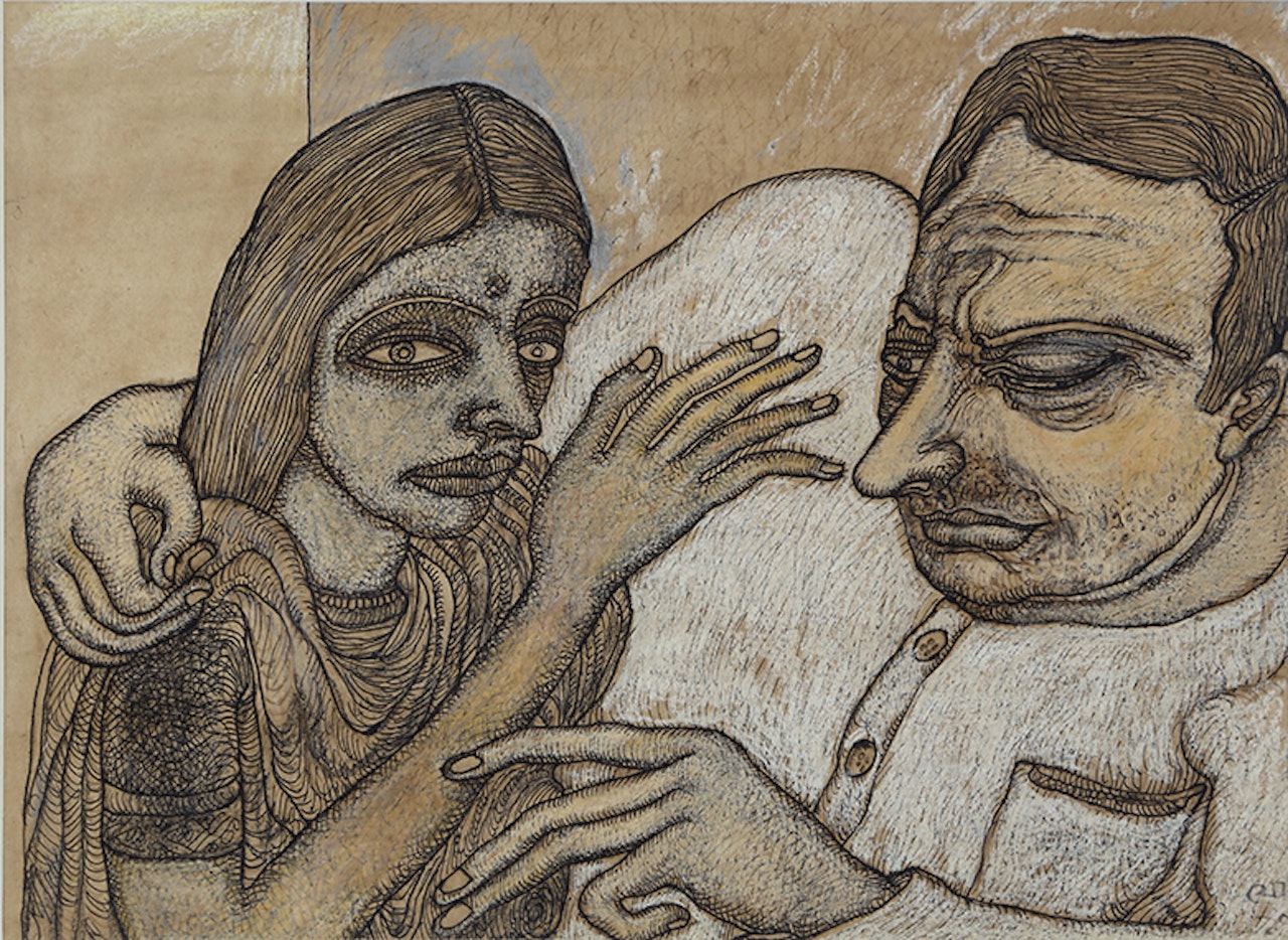 Man and Woman by Jogen Chowdhury