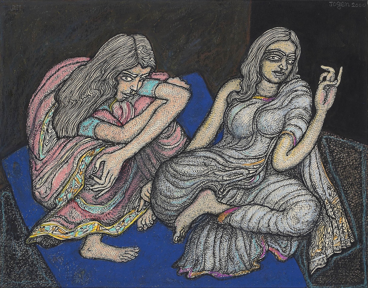 Two Women by Jogen Chowdhury