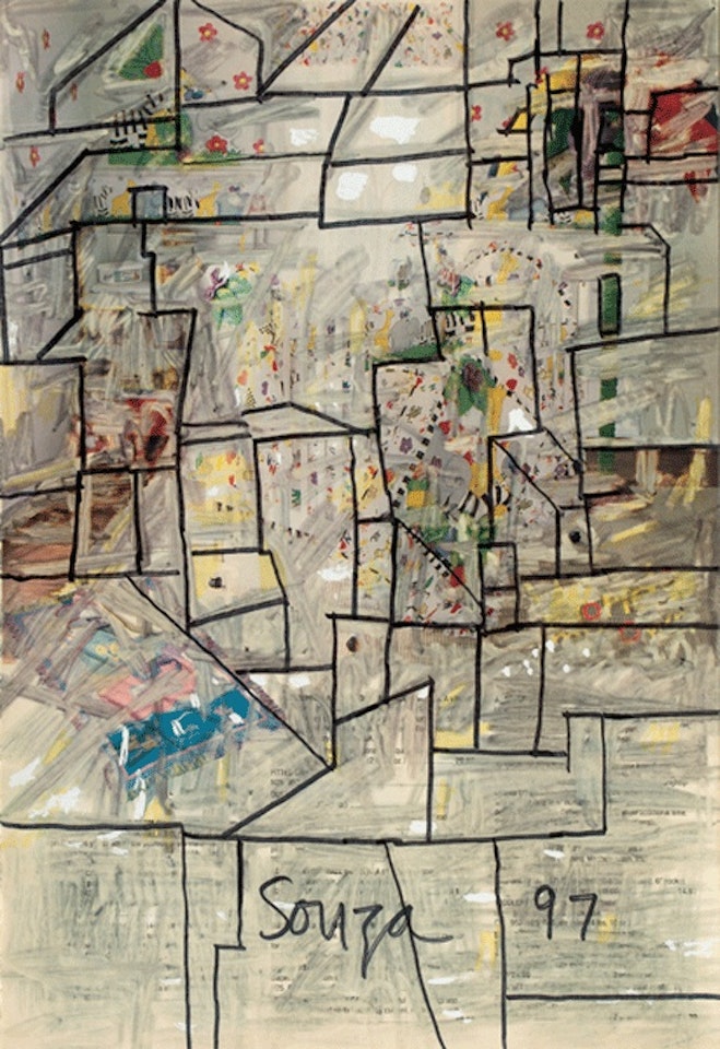 UNTITLED (HOUSES) by Francis Newton Souza