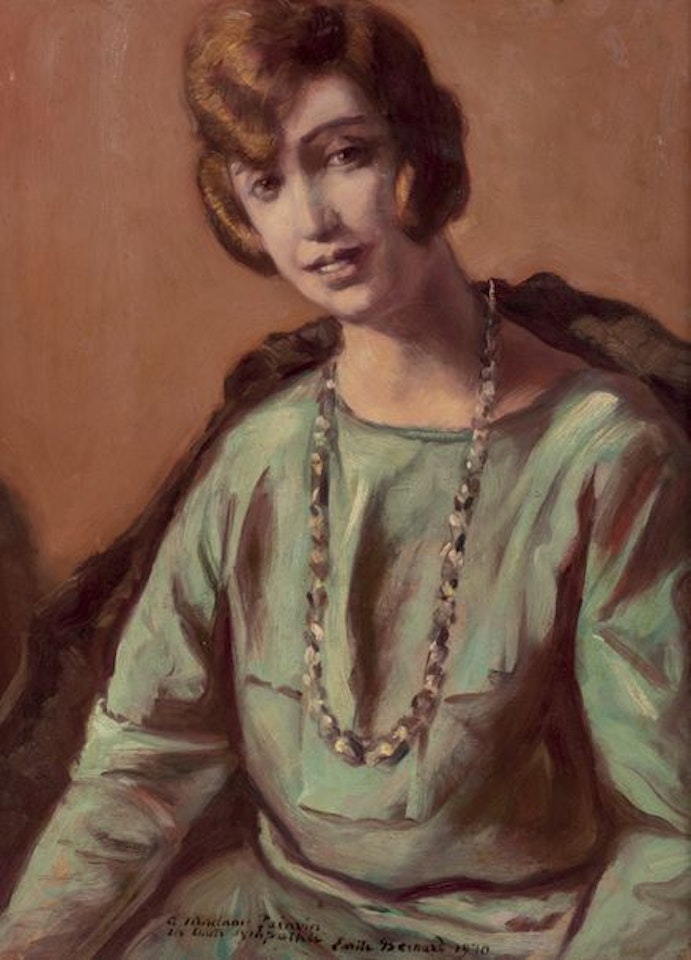 Portrait of Jeanne Painvin by Emile Bernard