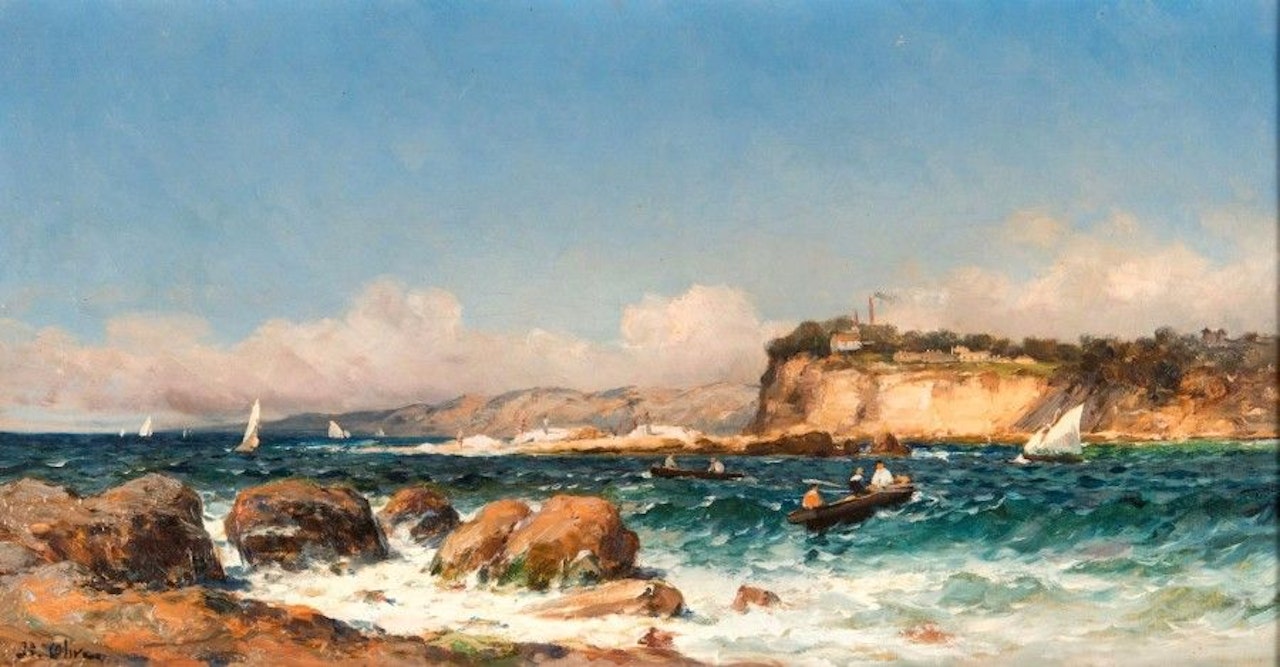 Corniche de Mourepiane in bad weather by Jean Baptiste Olive