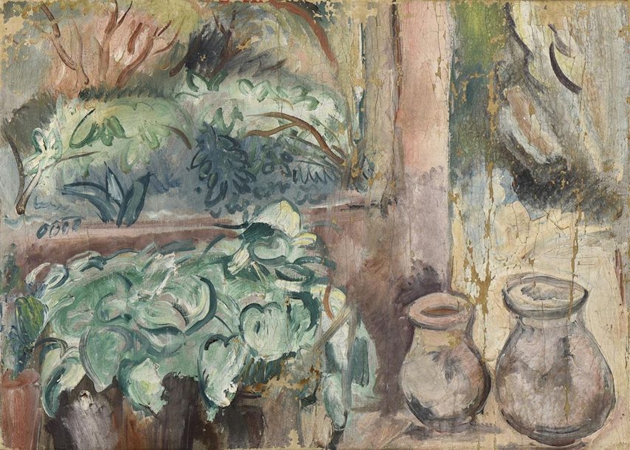 Landscape study and study of a winter garden by Othon Friesz