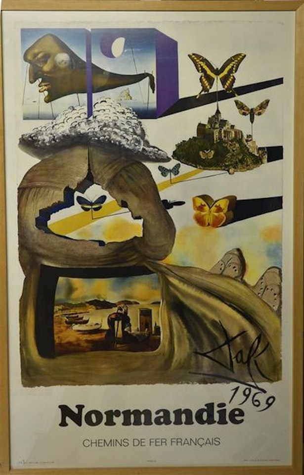 "Alsace" Paris" Auvergne" Normandy" Roussillon" Alps" by Salvador Dali
