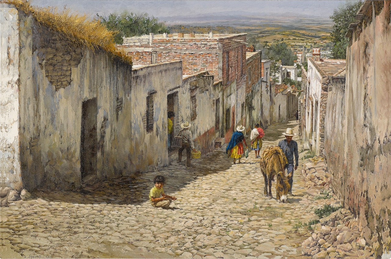 High Street - San Miguel de Allende by Clark Hulings