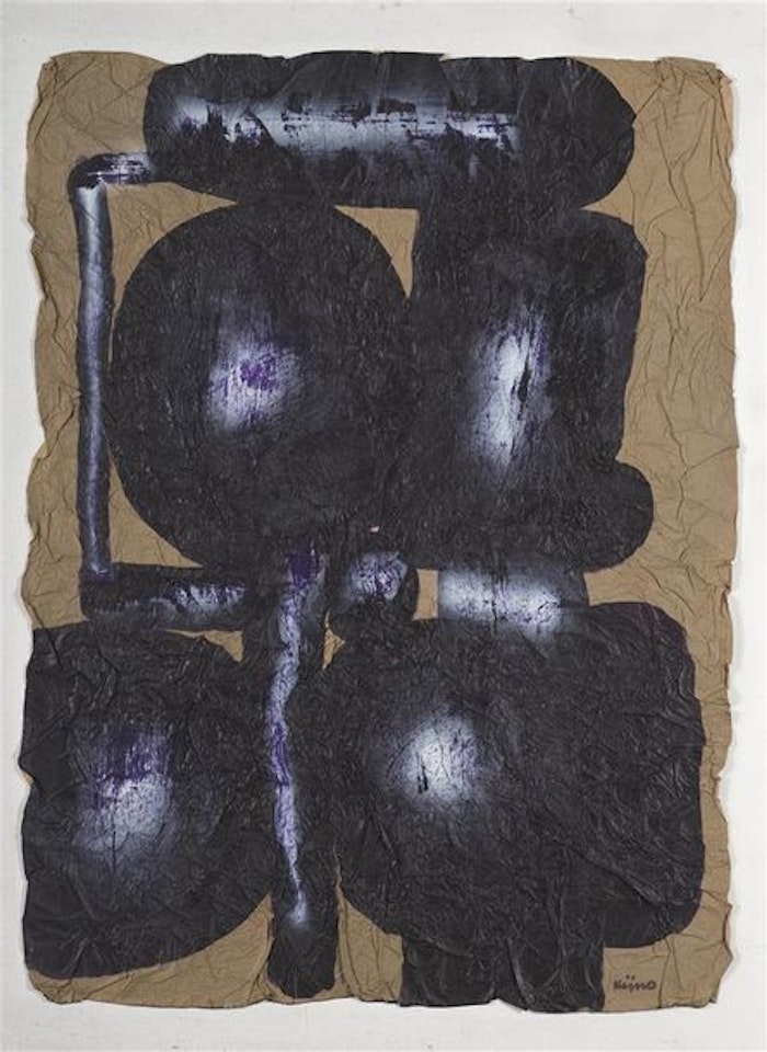 Stele for a burned forest by Ladislas Kijno
