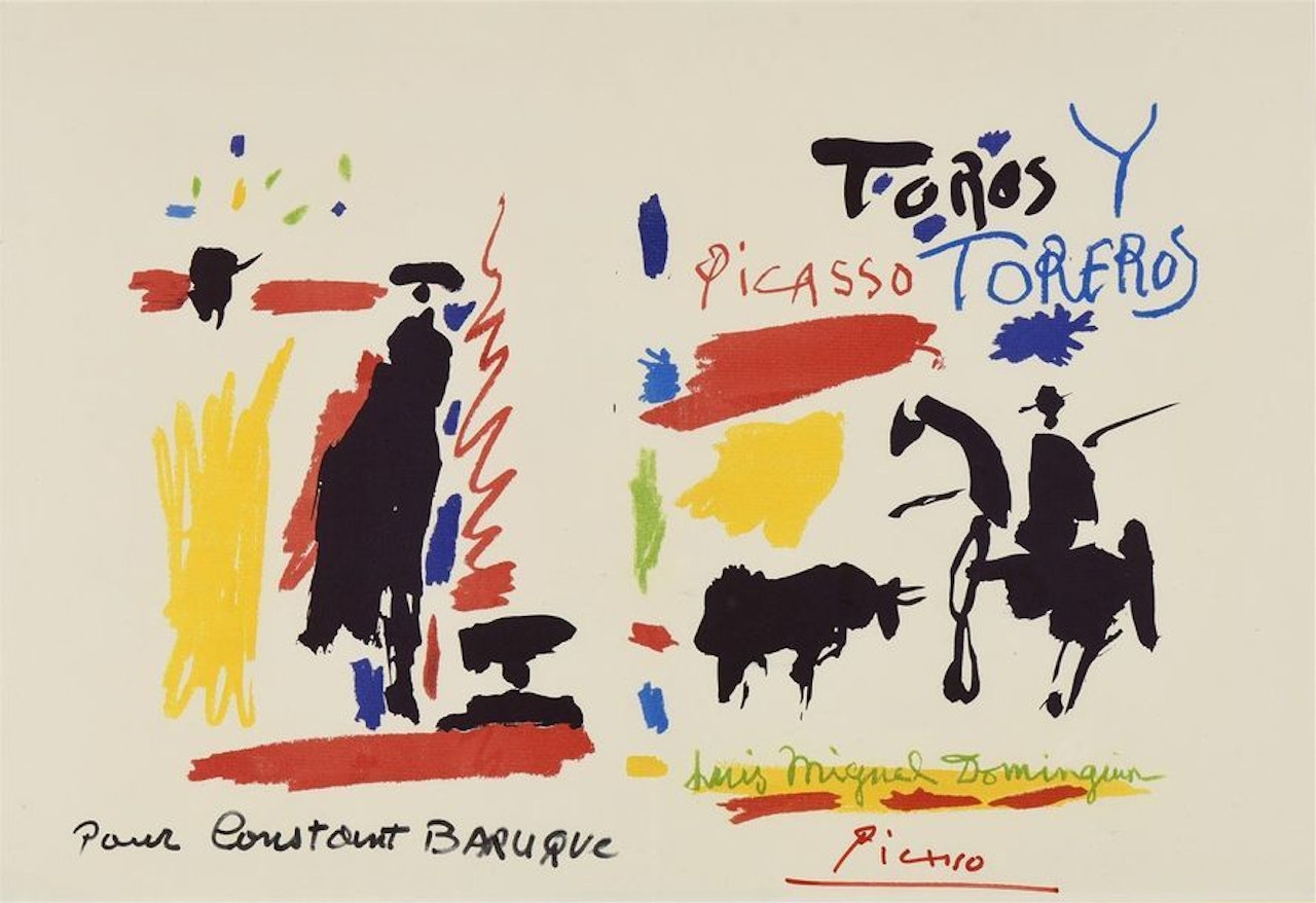 Toros and Bullfighters by Pablo Picasso