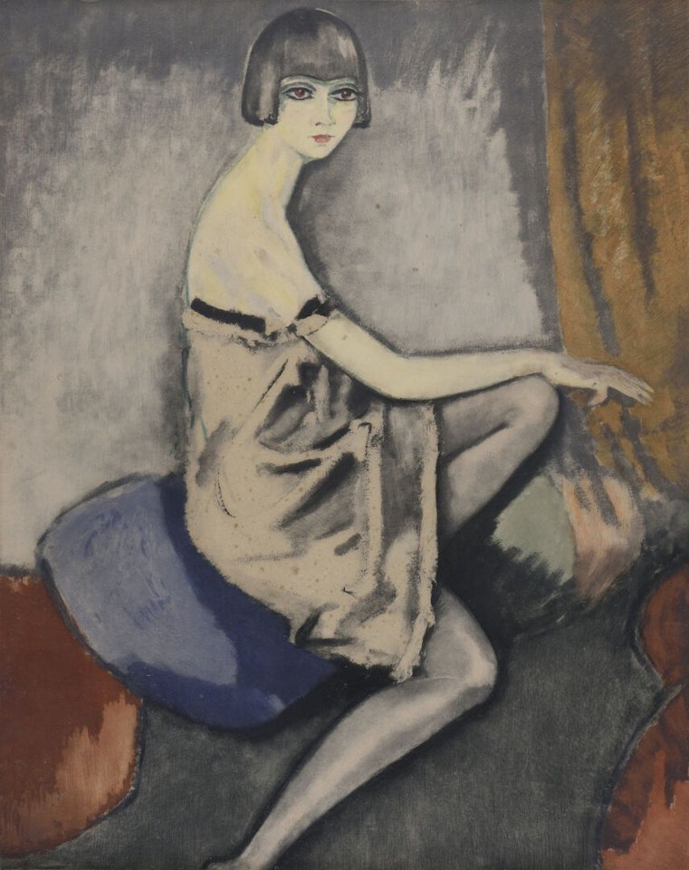 The silver shirt by Kees van Dongen