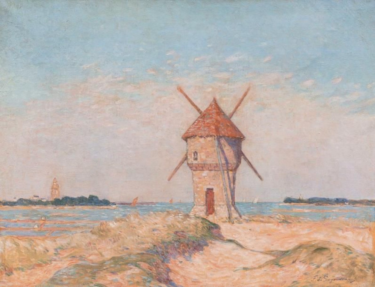 Le moulin de la Mass à Batz by Ferdinand du Puigaudeau