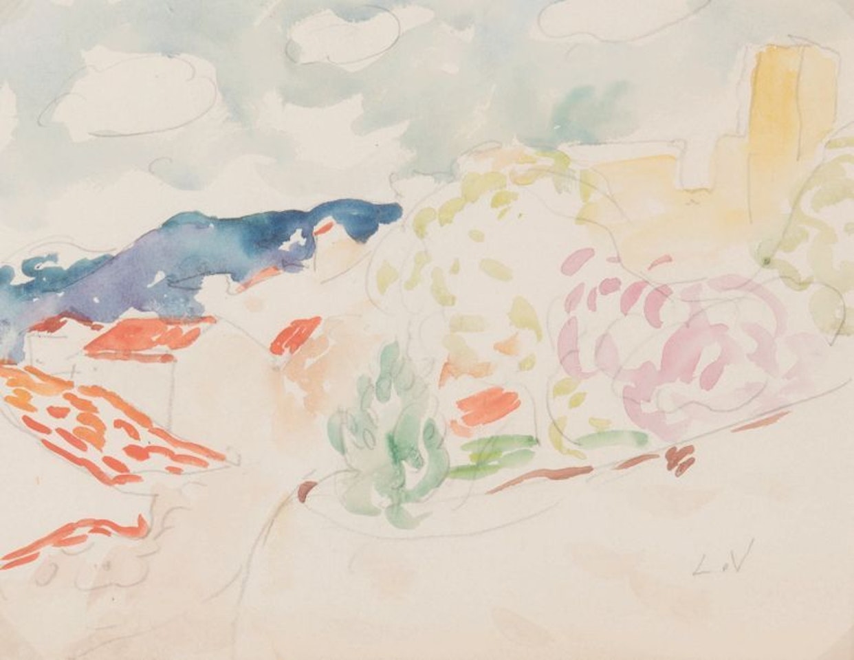 Les toits rouges by Louis Valtat