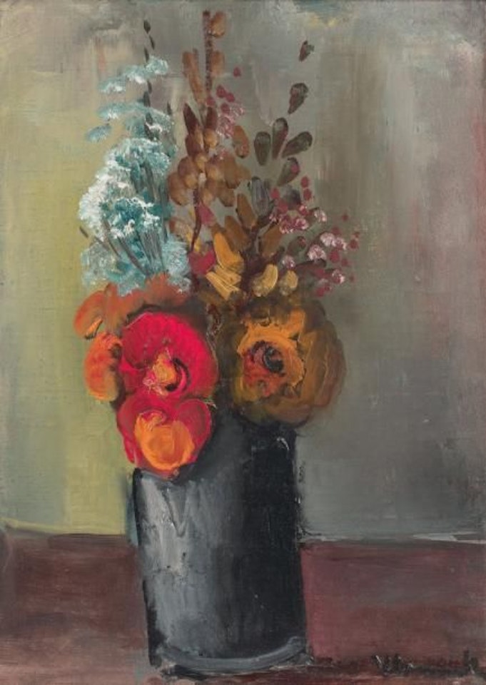 Fleurs dans un vase by Maurice de Vlaminck