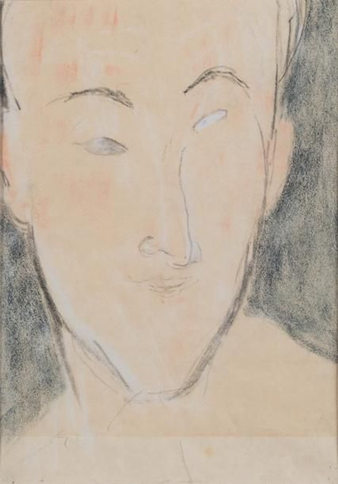 Portrait d"homme (recto) ; Nu d"homme debout (verso) by Amedeo Modigliani