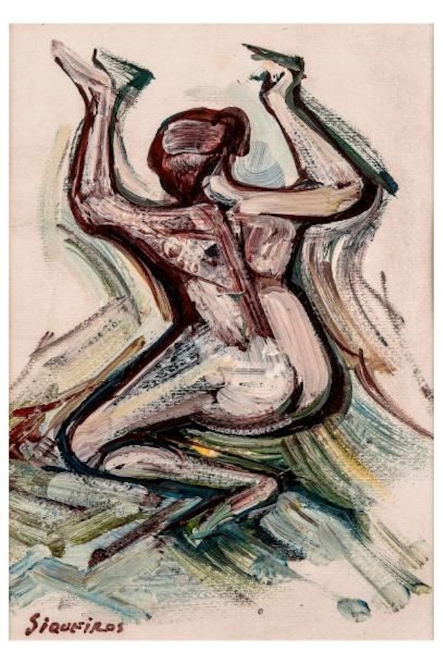 Desnudo Feminino de Espalda by David Alfaro Siqueiros
