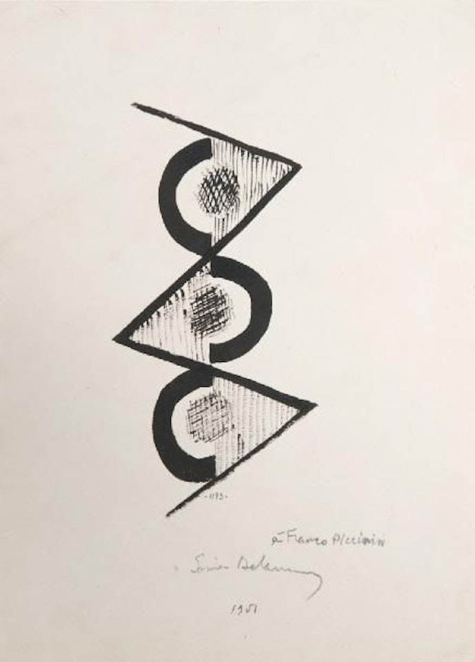 Rhythm-drawing by Sonia Delaunay