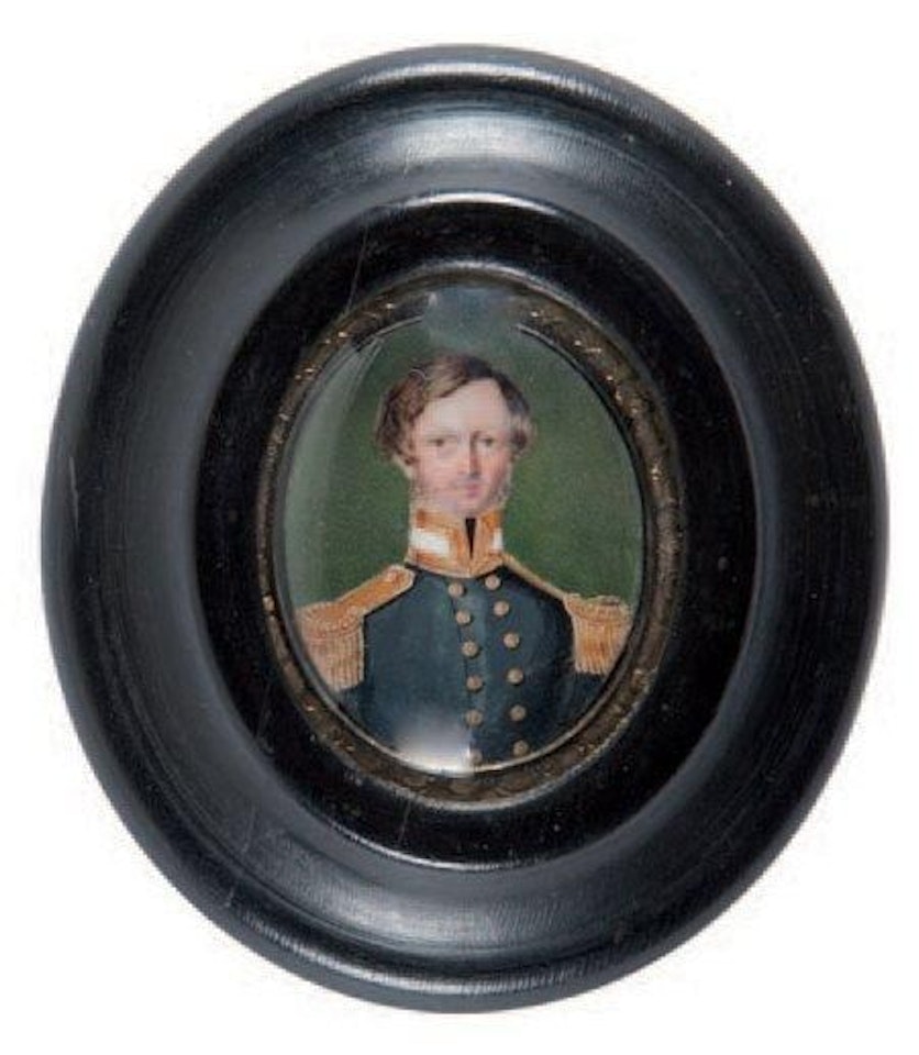 Portrait of a naval officer by English School