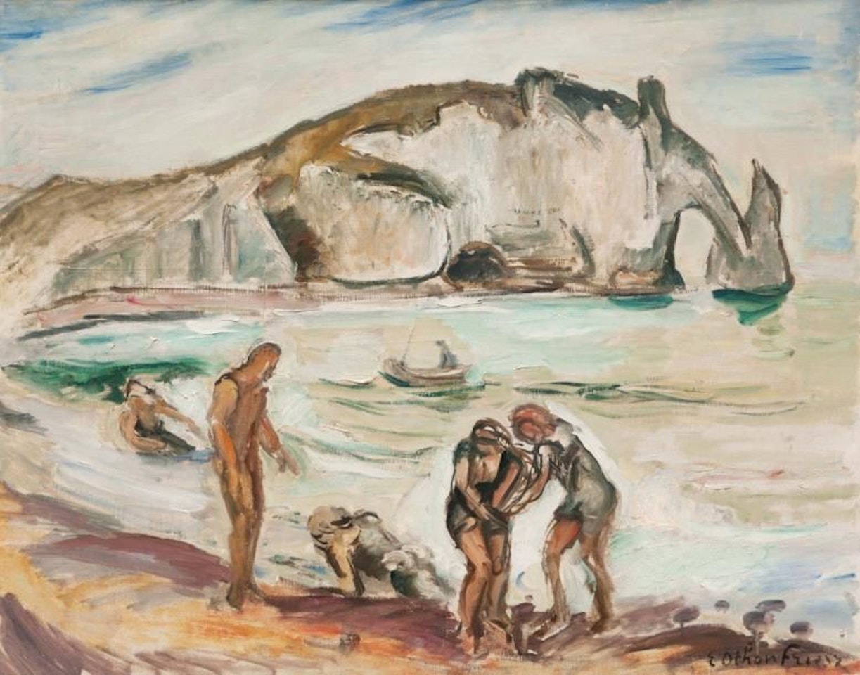 Bathers in Etretat by Othon Friesz