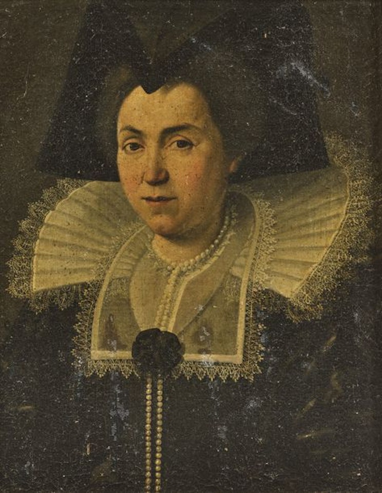Portrait de femme à la collerette by French School