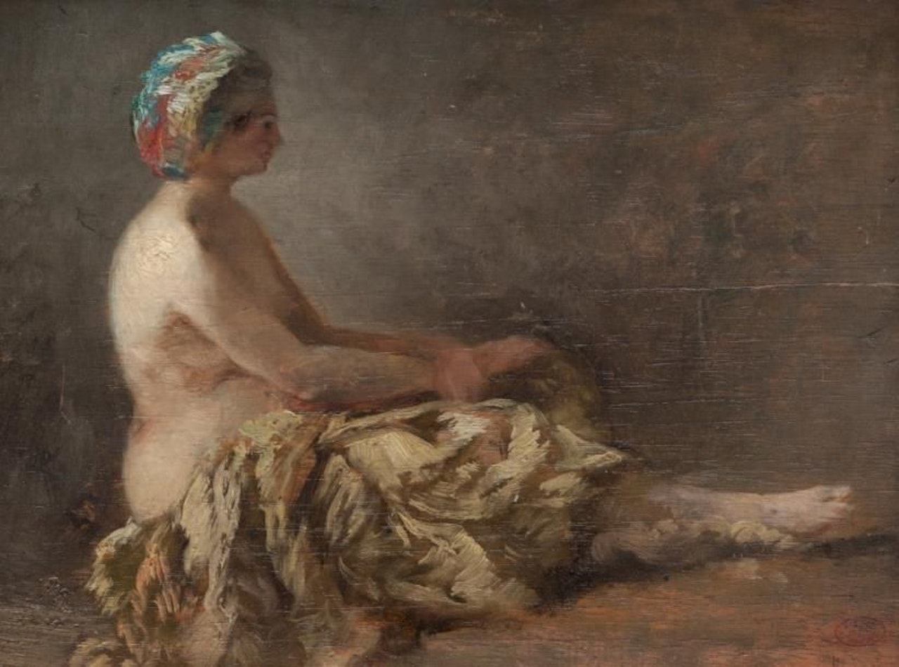 Turkish woman by Félix Ziem