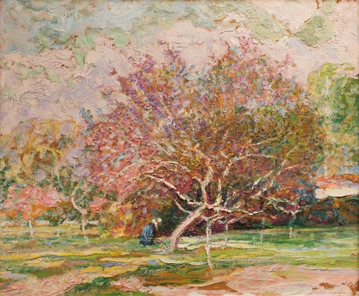 Arbre en fleur by Victor Charreton