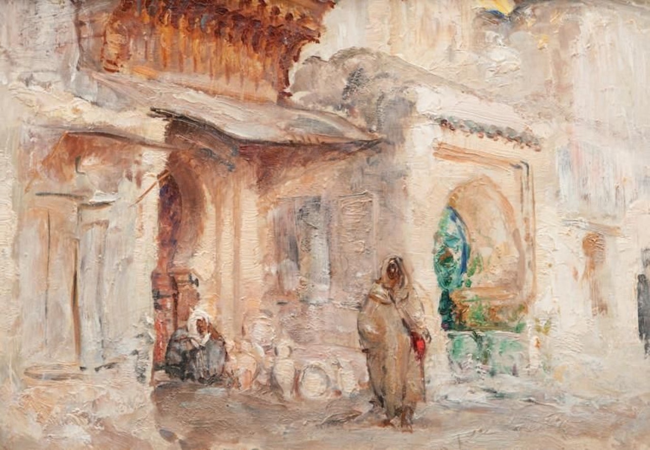 Gate of Fez by Henri Émilien Rousseau