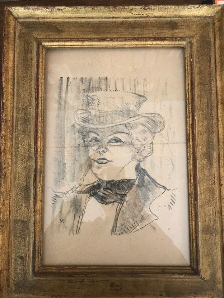 Madame Réjane by Henri de Toulouse-Lautrec