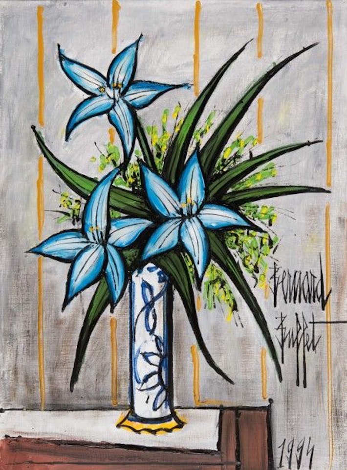 Les fleurs bleues by Bernard Buffet