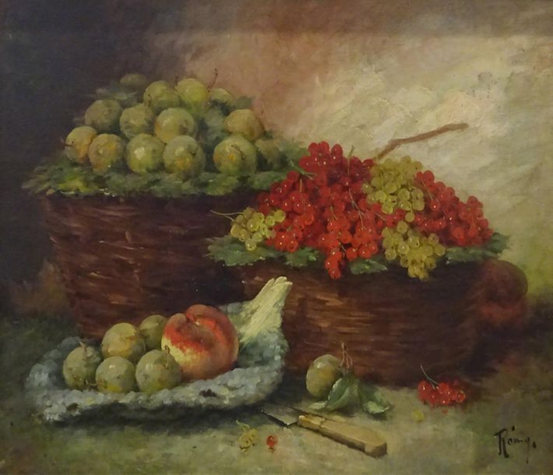 Still life with fruits by French School