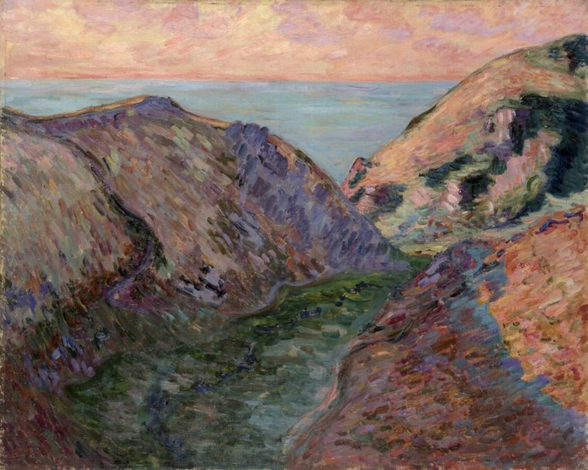 The Lude Valley at Carolles by Armand Guillaumin