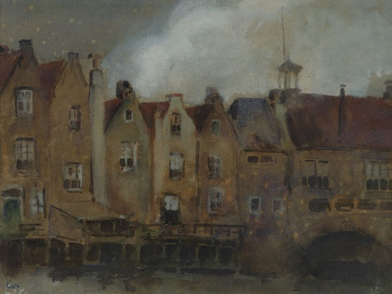 Delfshaven, Rotterdam by Kees van Dongen