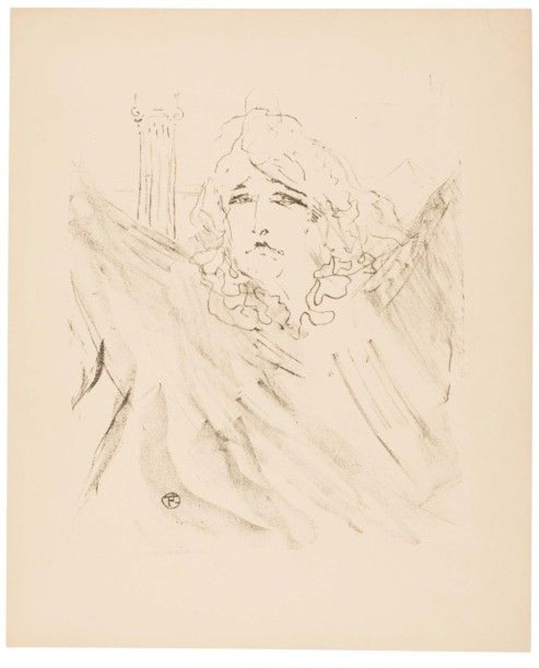 Sarah Bernhardt by Henri de Toulouse-Lautrec