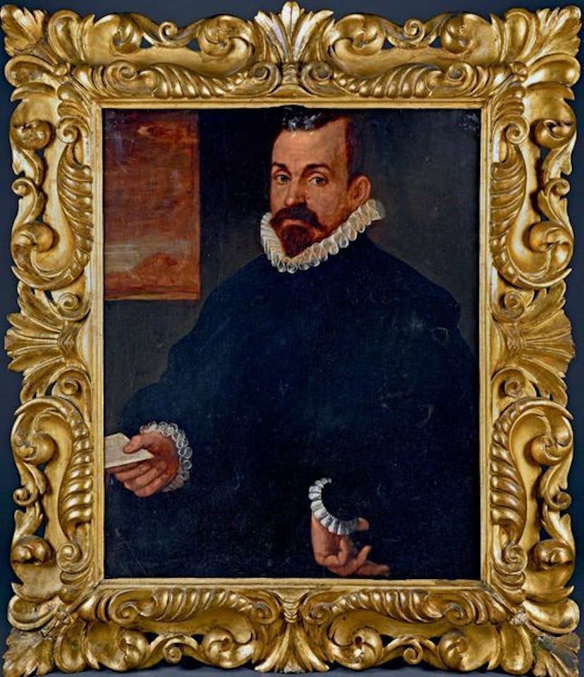Portrait of man holding a letter by Florentine School
