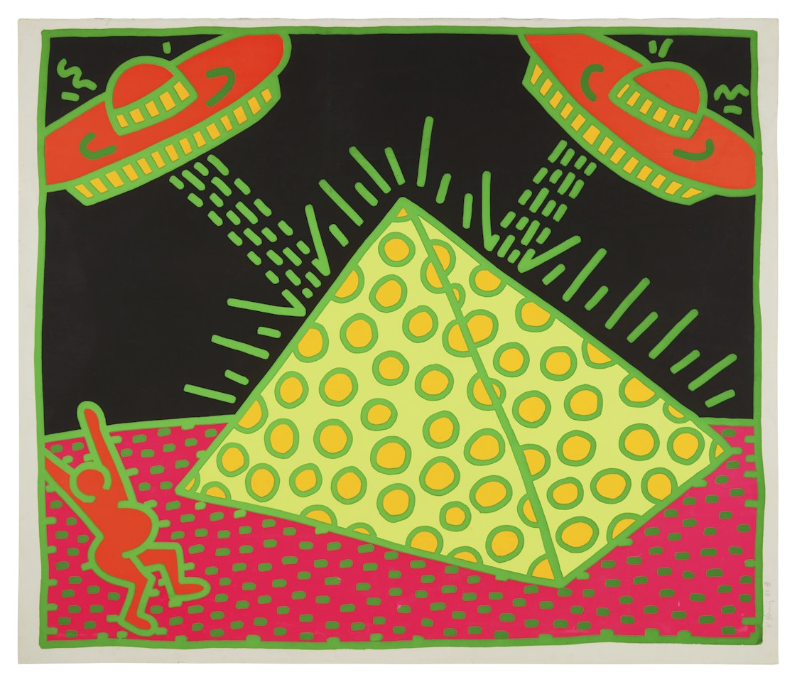 Untitled 2 (see Littmann p. 32) by Keith Haring