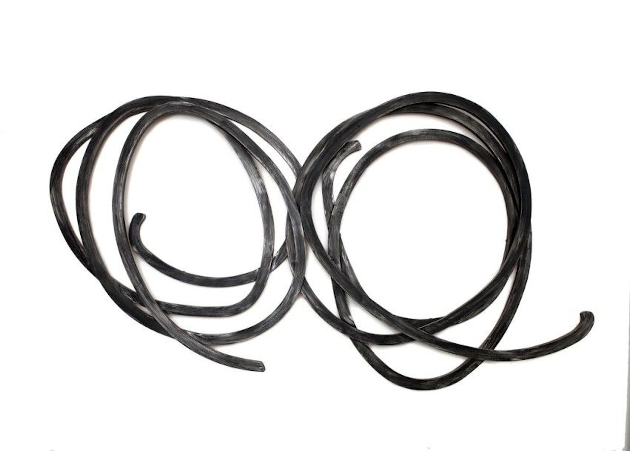 Double indeterminate lines by Bernar Venet