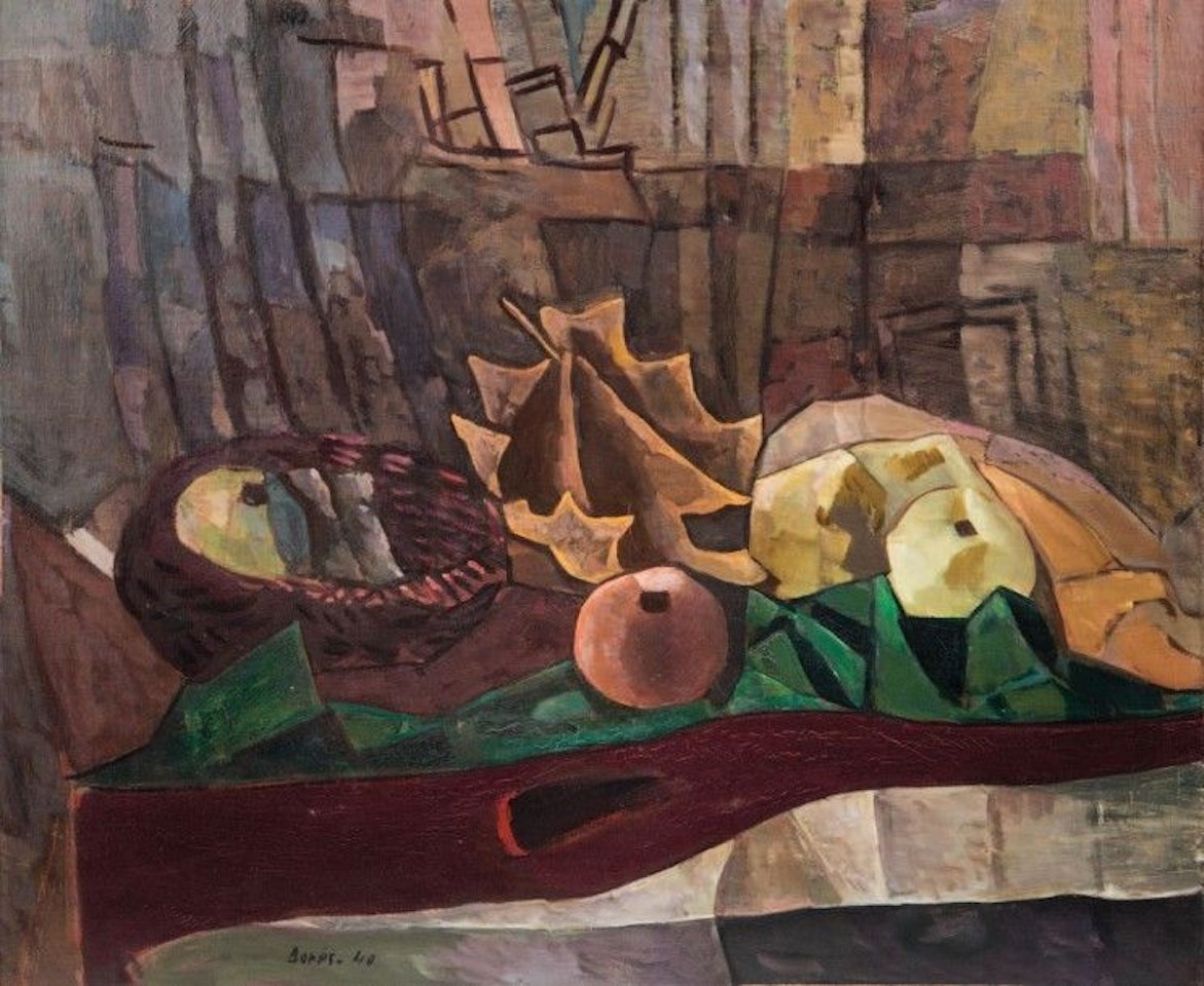 Feuille sèche et pommes by Francisco Bores