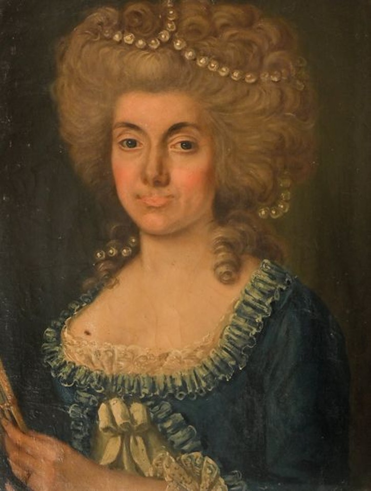 Portrait of Marie-Louise de Garidel (born 1757), wife of Paul Abdon de Tende by French School