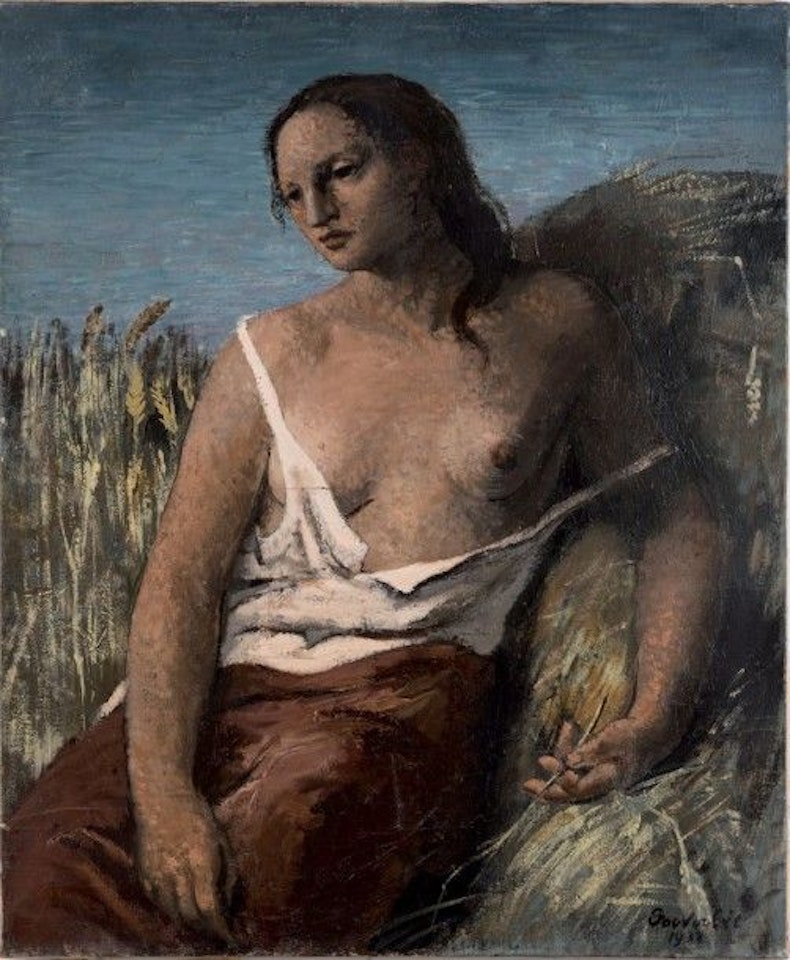 Femme dans les blés by Jean Souverbie