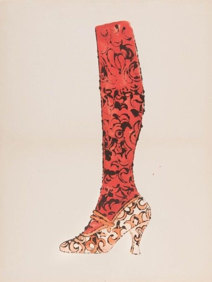 Shoe and Leg by Andy Warhol