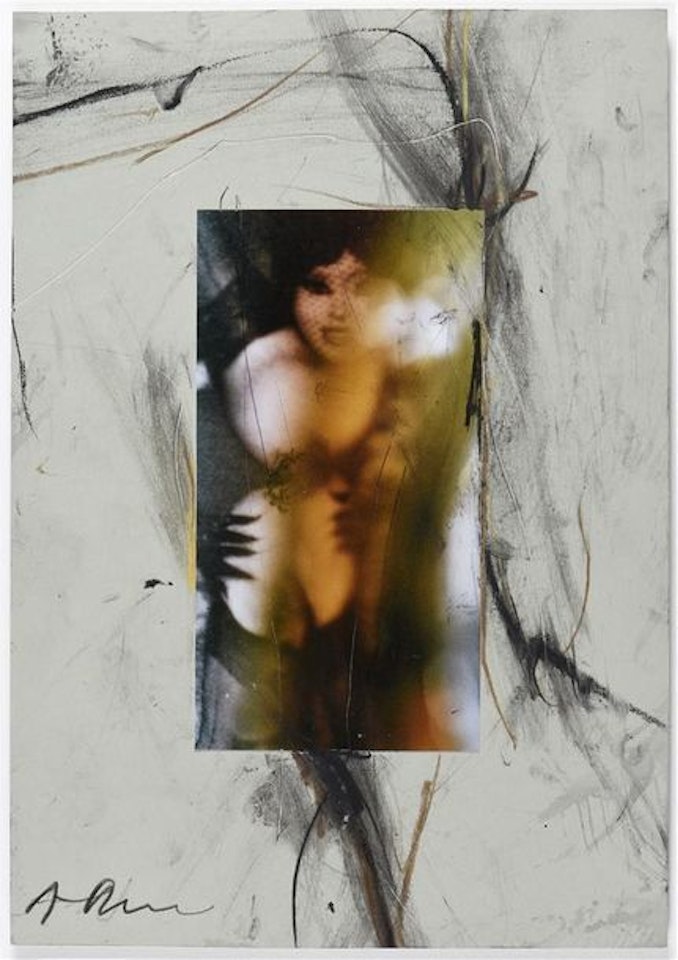 Pierre Molinier, Ubermalung #22 by Arnulf Rainer