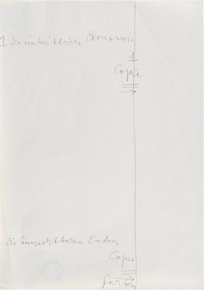 Pass for entry into the future by Joseph Beuys