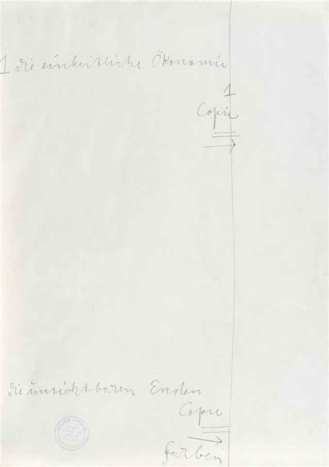 Pass for entry into the future by Joseph Beuys