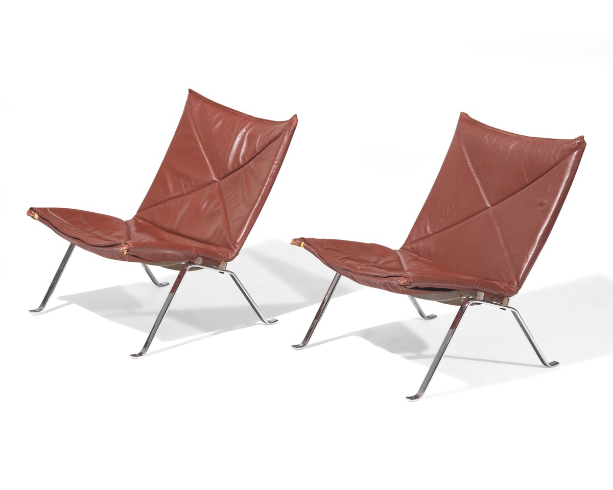 Pair of Easy chairs by Poul Kjaerholm