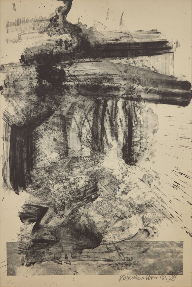 Fuse (from the Stoned Moon series) by Robert Rauschenberg