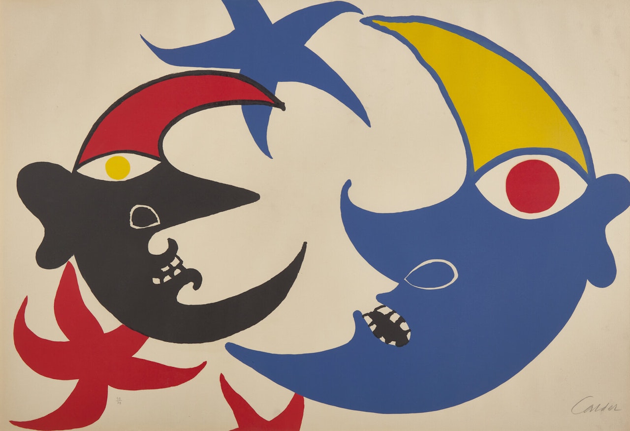 Les Deux Lunes by Alexander Calder