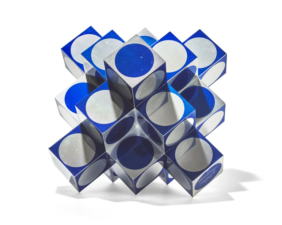 Krau Bleu 1 by Victor Vasarely