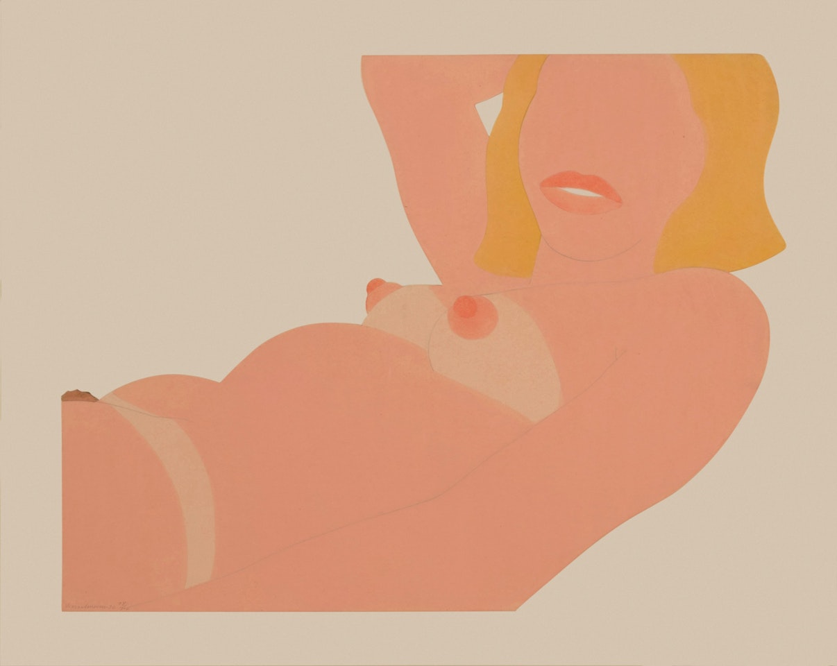 Great American Nude Cut Out by Tom Wesselmann