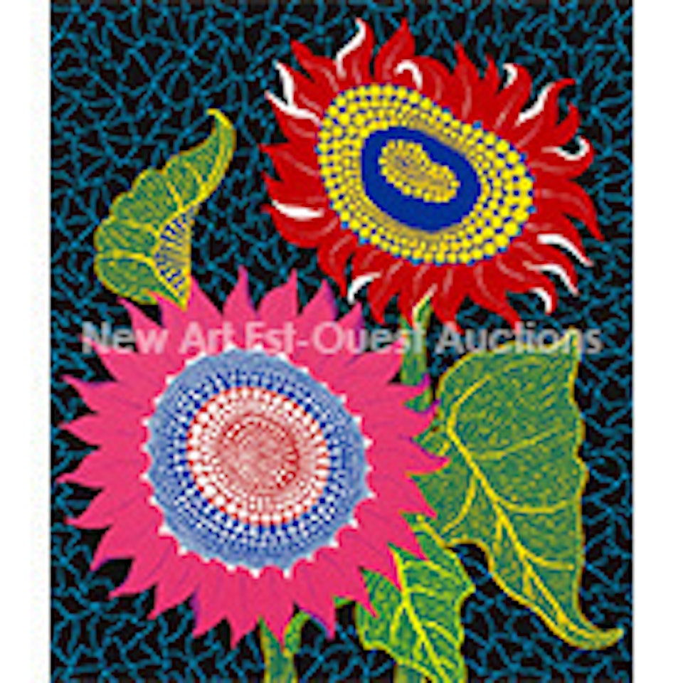 SUNFLOWERS by Yayoi Kusama
